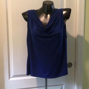 Calvin Klein blue blouse woman’s XL shirt top